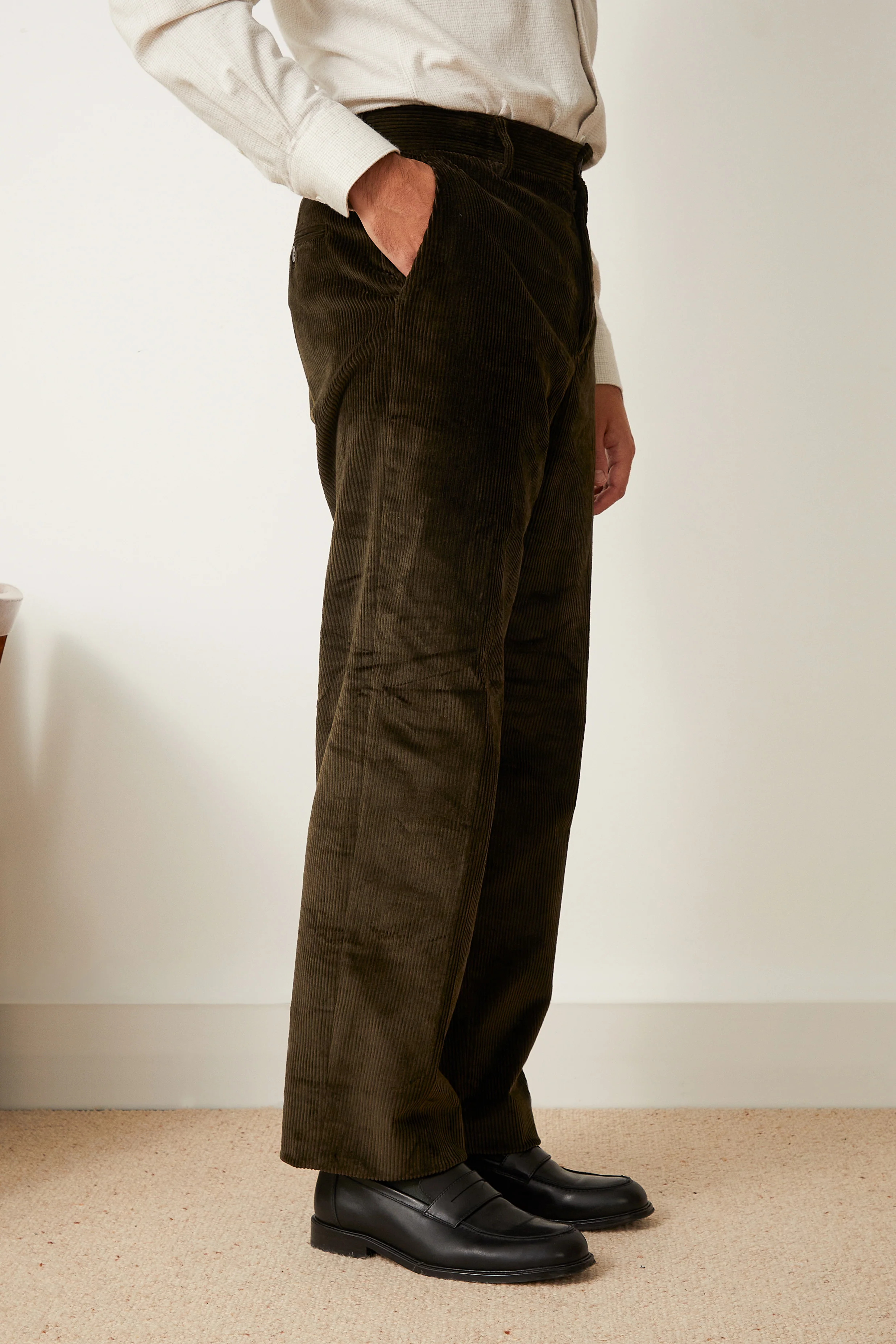 Pantalons coupe droite